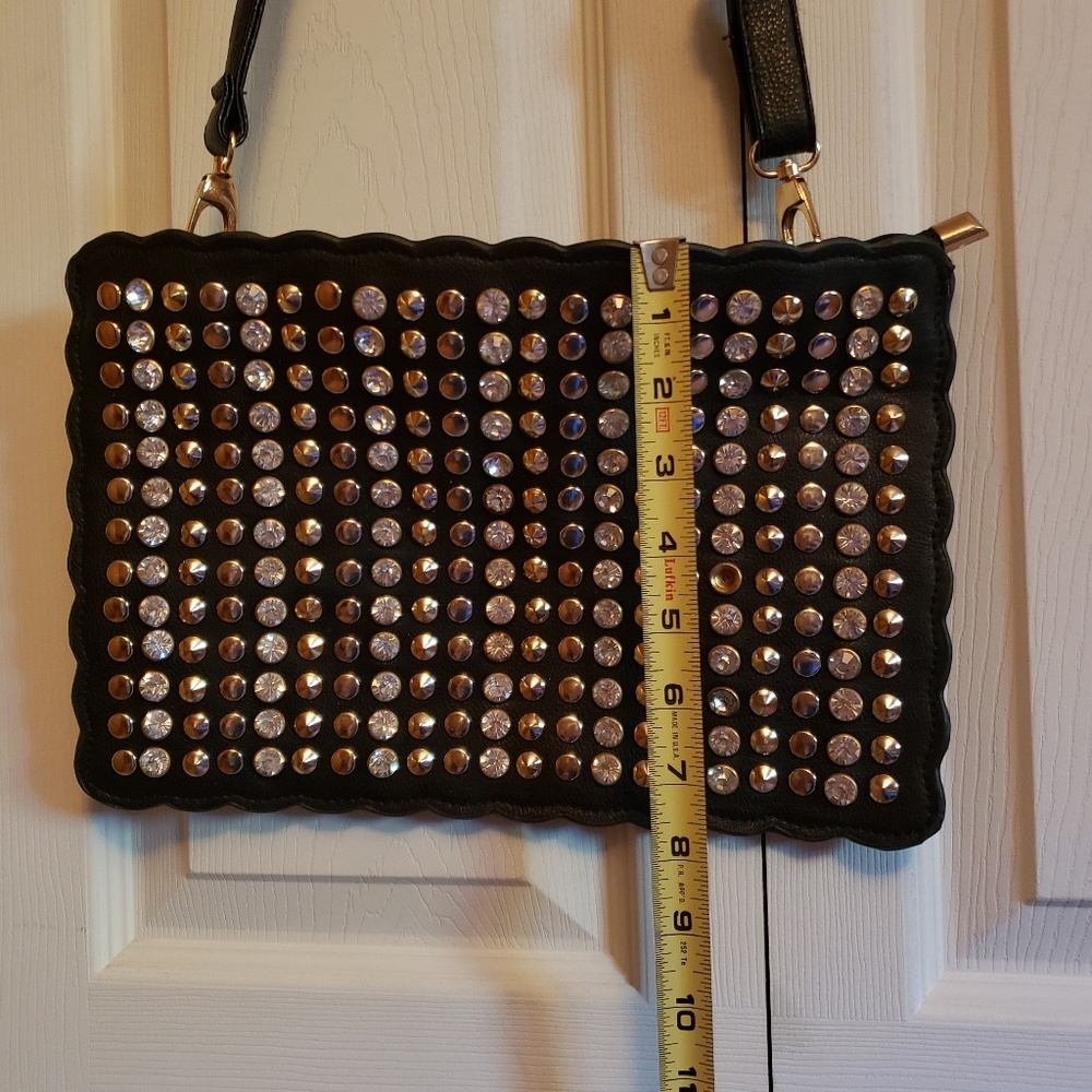 Crossbody Rhinestone Studded Bag - Picture 4 of 4
